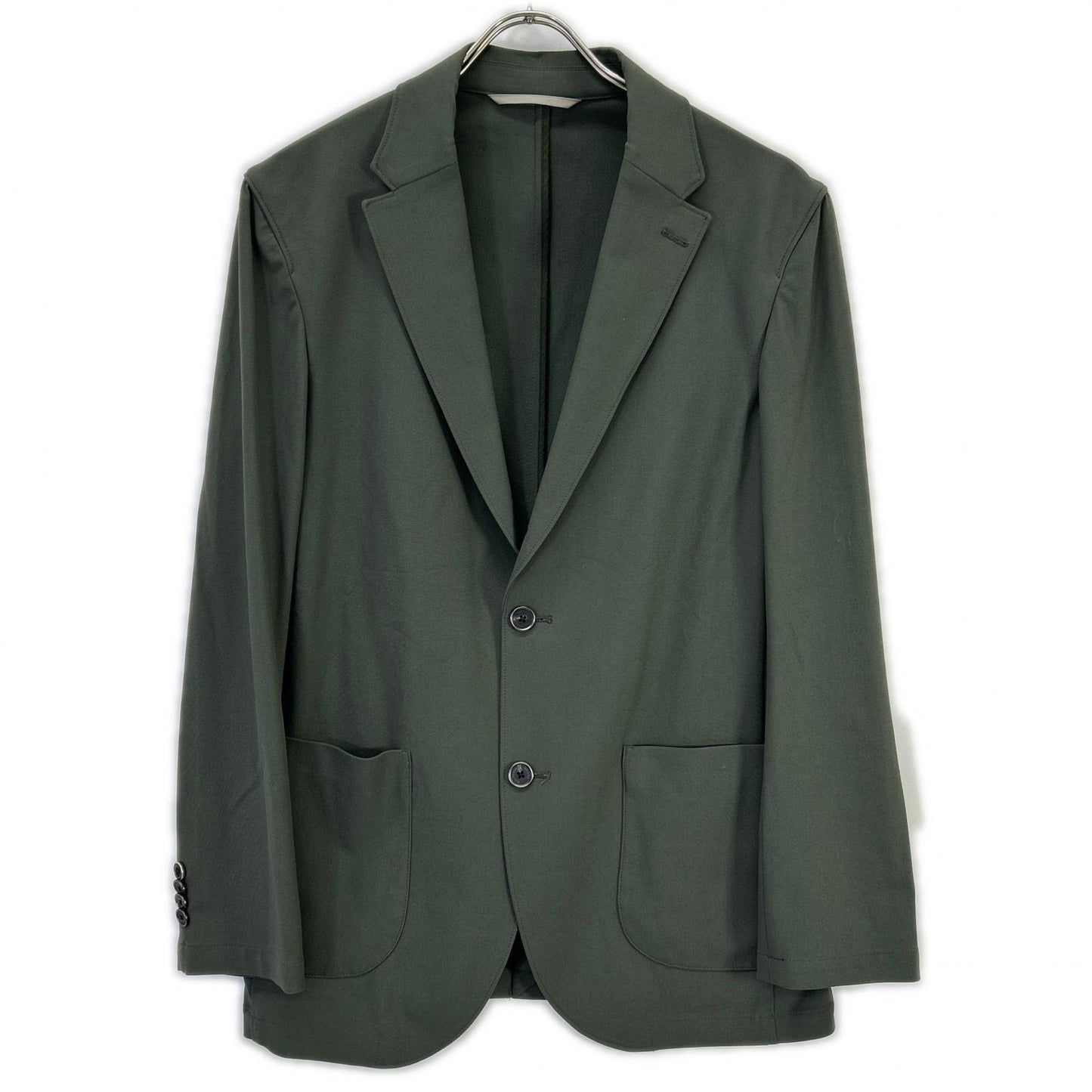 AOURE アウール AMFJ241013 カーキ MALPENSA JACKET 2Bシングルテーラードジャケット ジャケット