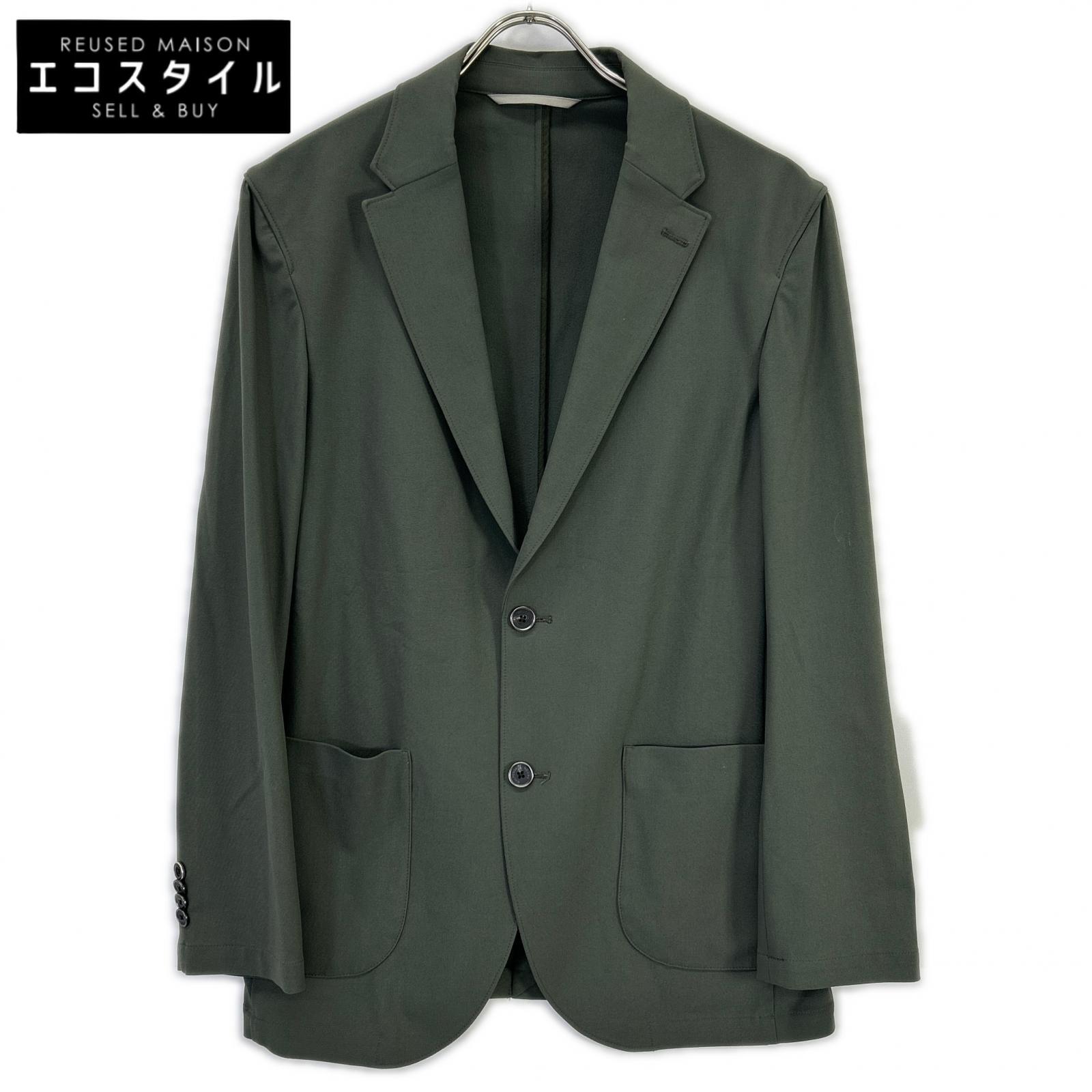 AOURE アウール AMFJ241013 カーキ MALPENSA JACKET 2Bシングルテーラードジャケット ジャケット