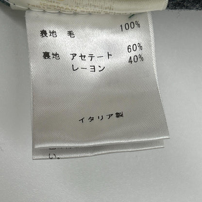 BERWICH 贝尔维奇 vb1504 灰色 SCOTCH 羊毛法兰绒双褶九分裤 下装
