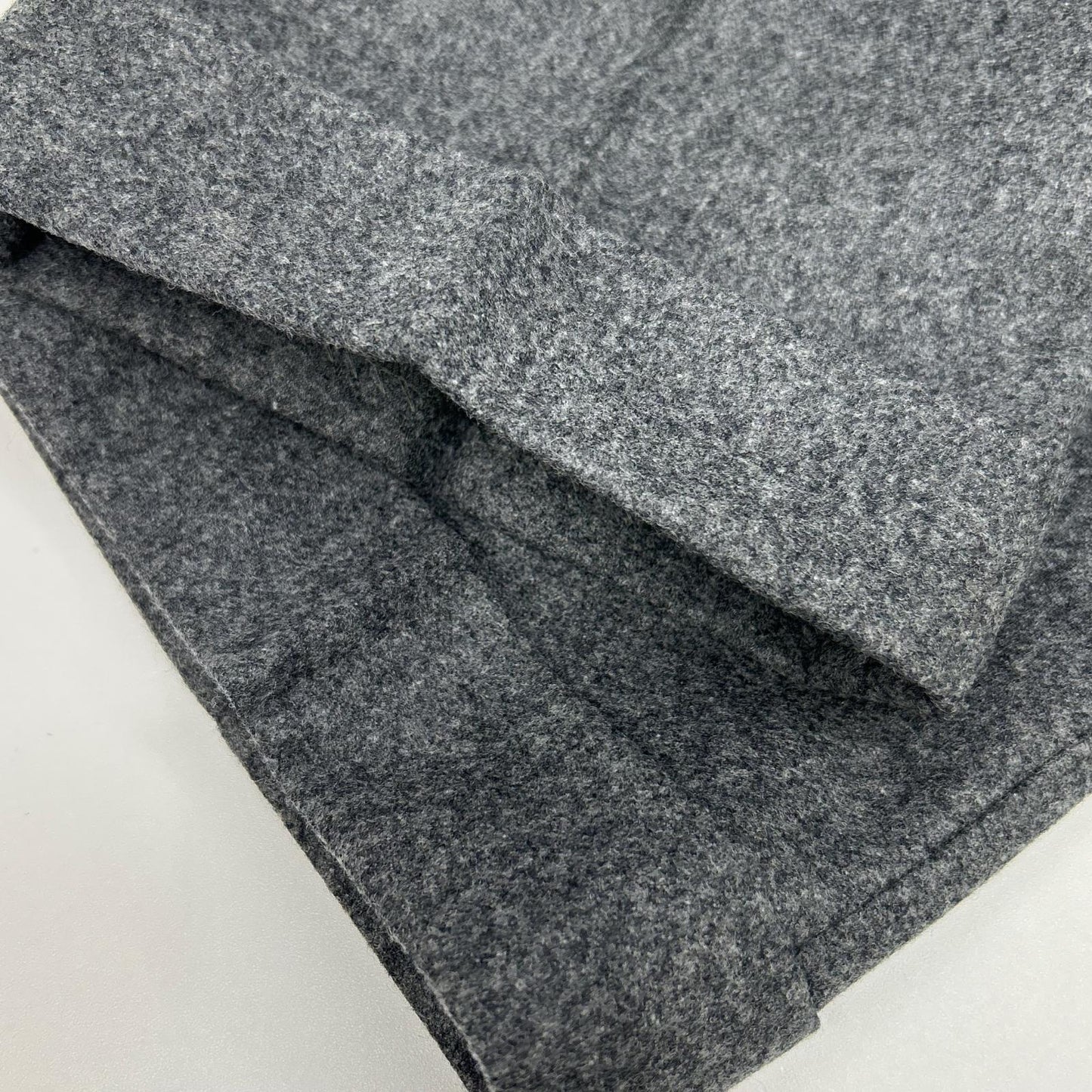 BERWICH 贝尔维奇 vb1504 灰色 SCOTCH 羊毛法兰绒双褶九分裤 下装