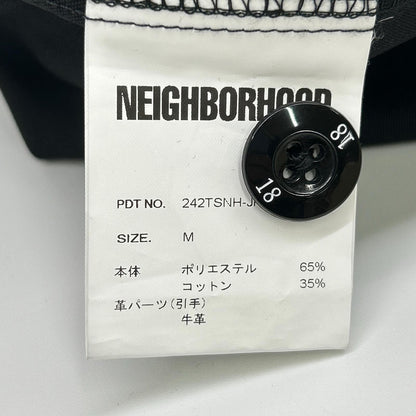 NEIGHBORHOOD ネイバーフッド 242TSNH-JKM03 24AW ブラック ZIP WORK JACKET ジップワークジャケット ジャケット