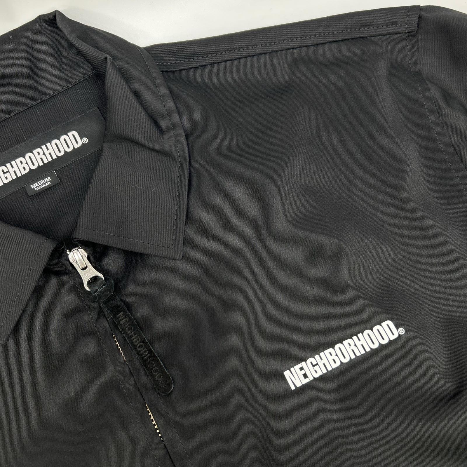 NEIGHBORHOOD ネイバーフッド 242TSNH-JKM03 24AW ブラック ZIP WORK JACKET ジップワークジャケット ジャケット