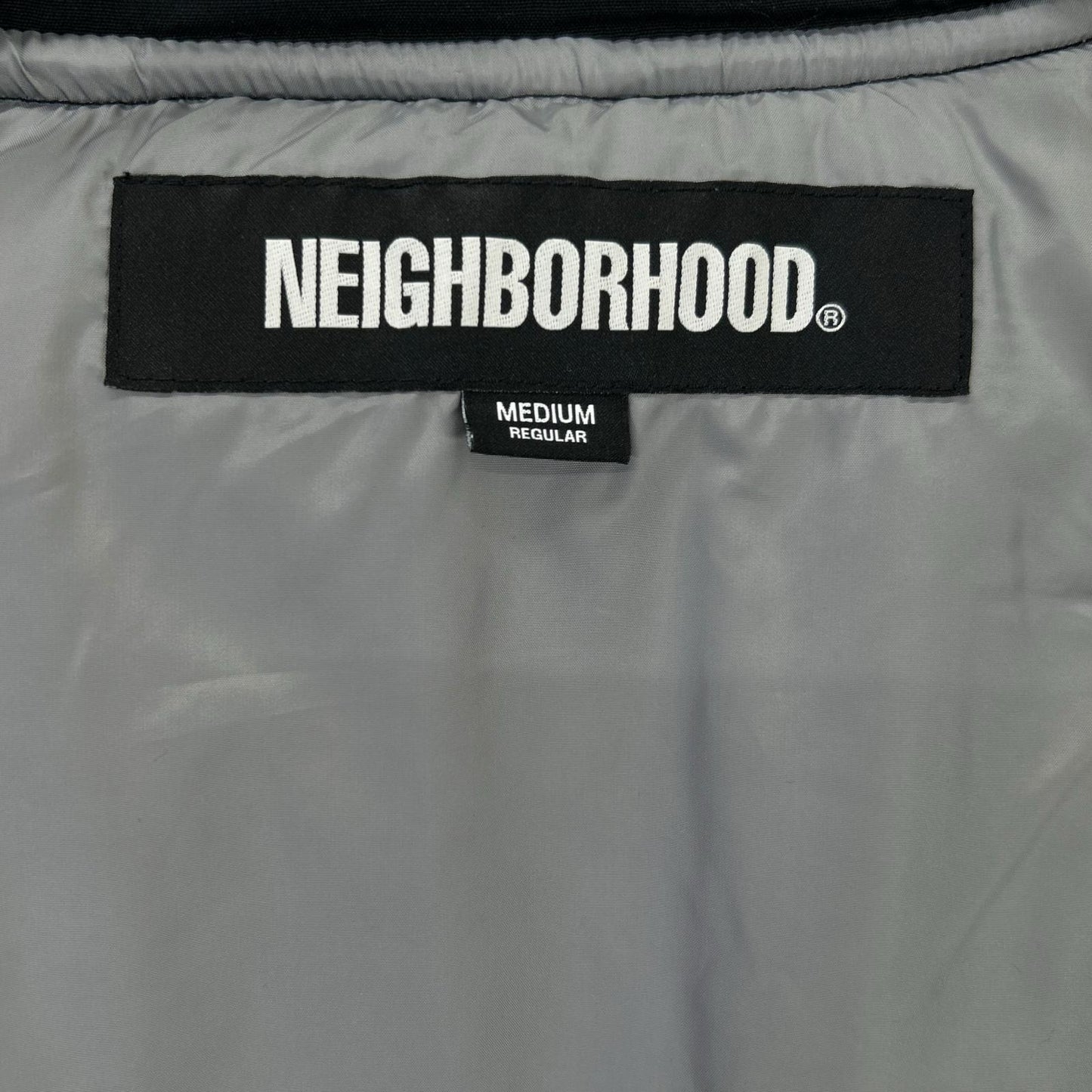 NEIGHBORHOOD 邻里 242TSNH-JKM10 24AW 黑色 PADDED TRACKER VEST 填充马甲