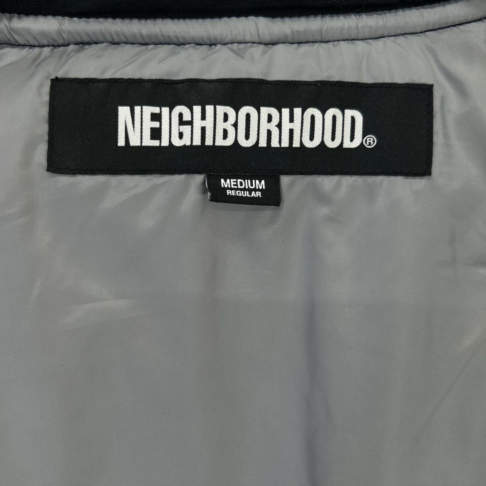 NEIGHBORHOOD 邻里 242TSNH-JKM10 24AW 黑色 PADDED TRACKER VEST 填充马甲