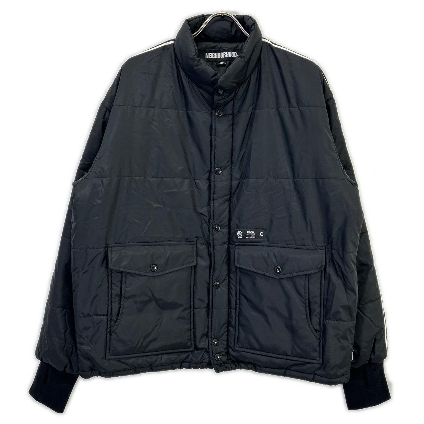 NEIGHBORHOOD ネイバーフッド 222TSNH-JKM07 22AW ブラック TRACKER JK . NY スリーブライントラッカージャケット ジャケット