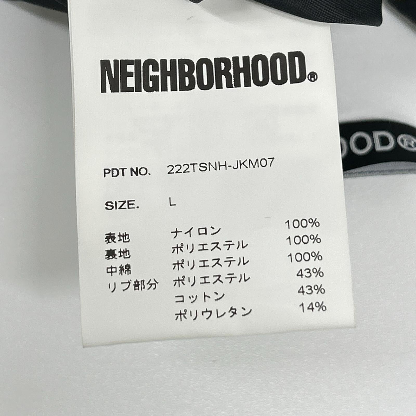 NEIGHBORHOOD ネイバーフッド 222TSNH-JKM07 22AW ブラック TRACKER JK . NY スリーブライントラッカージャケット ジャケット