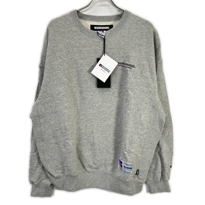 NEIGHBORHOOD ネイバーフッド 【×RUSSELL】231XRRUN-CSM01 23SS グレー SWEATSHIRT LS クルーネックスウェット トップス