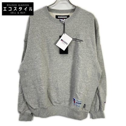 NEIGHBORHOOD ネイバーフッド 【×RUSSELL】231XRRUN-CSM01 23SS グレー SWEATSHIRT LS クルーネックスウェット トップス