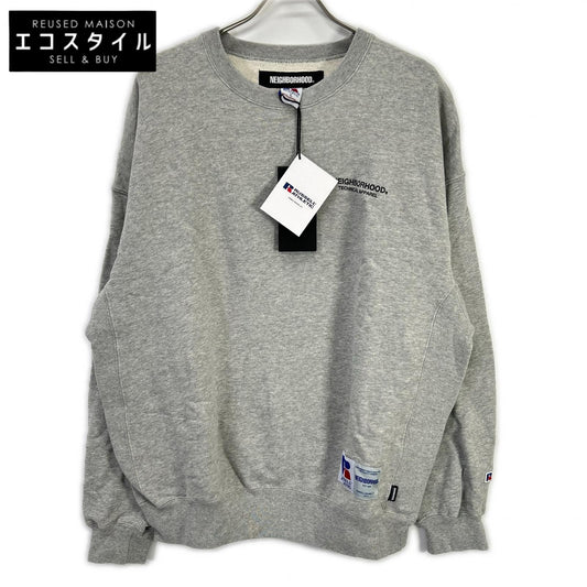 NEIGHBORHOOD ネイバーフッド 【×RUSSELL】231XRRUN-CSM01 23SS グレー SWEATSHIRT LS クルーネックスウェット トップス
