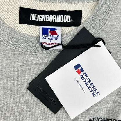 NEIGHBORHOOD ネイバーフッド 【×RUSSELL】231XRRUN-CSM01 23SS グレー SWEATSHIRT LS クルーネックスウェット トップス