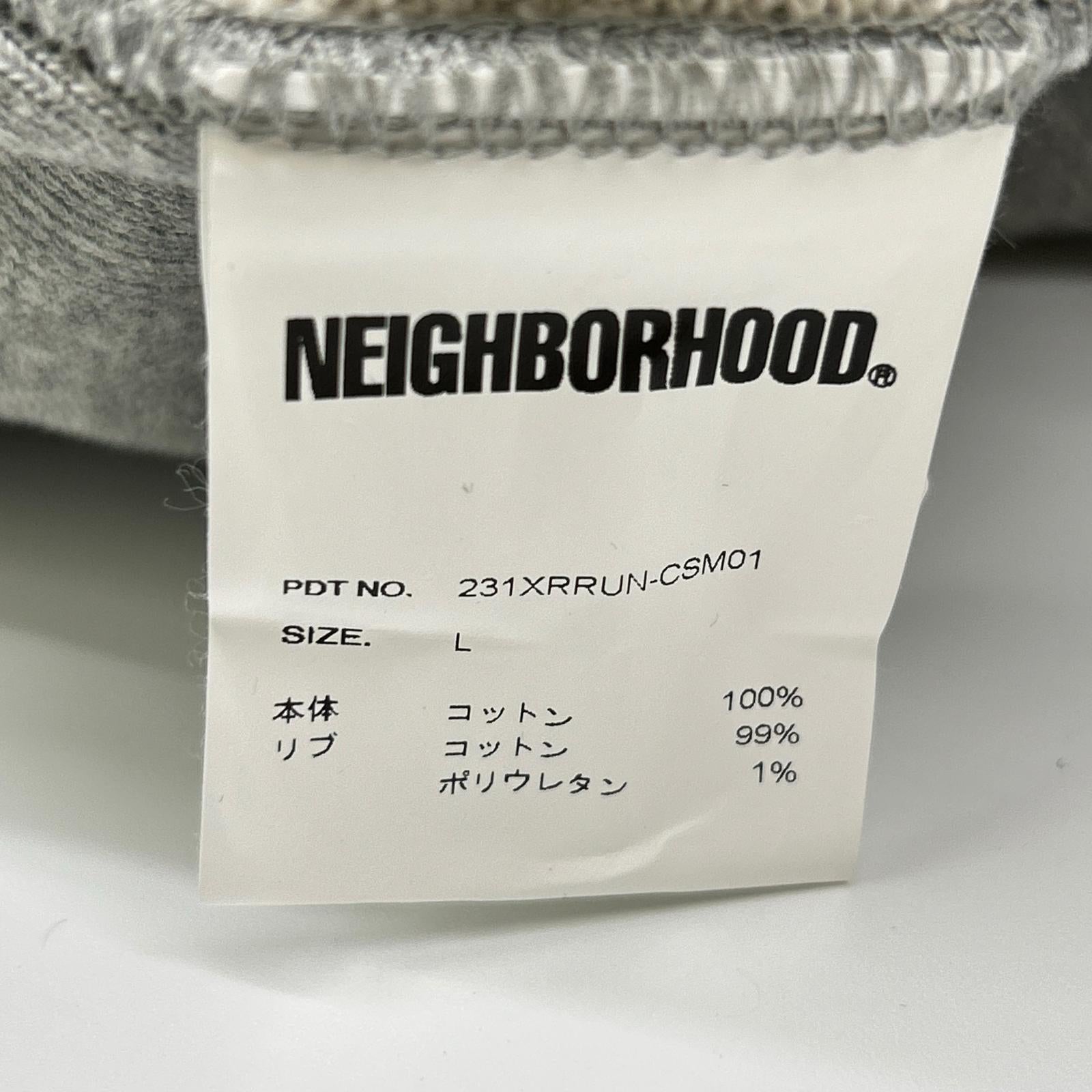 NEIGHBORHOOD ネイバーフッド 【×RUSSELL】231XRRUN-CSM01 23SS グレー SWEATSHIRT LS クルーネックスウェット トップス