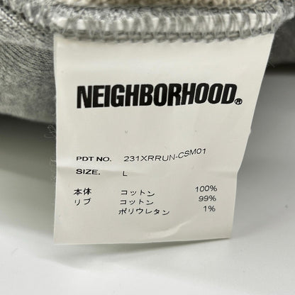 NEIGHBORHOOD ネイバーフッド 【×RUSSELL】231XRRUN-CSM01 23SS グレー SWEATSHIRT LS クルーネックスウェット トップス