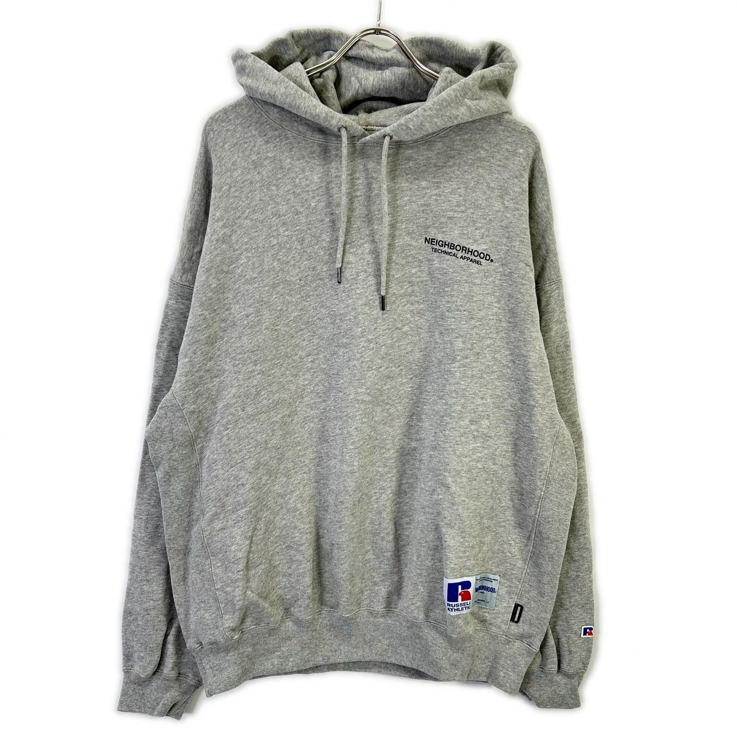 NEIGHBORHOOD ネイバーフッド 【×RUSSELL】231XRRUN-CSM02 23SS グレー SWEATPARKA LS スウェットパーカ トップス