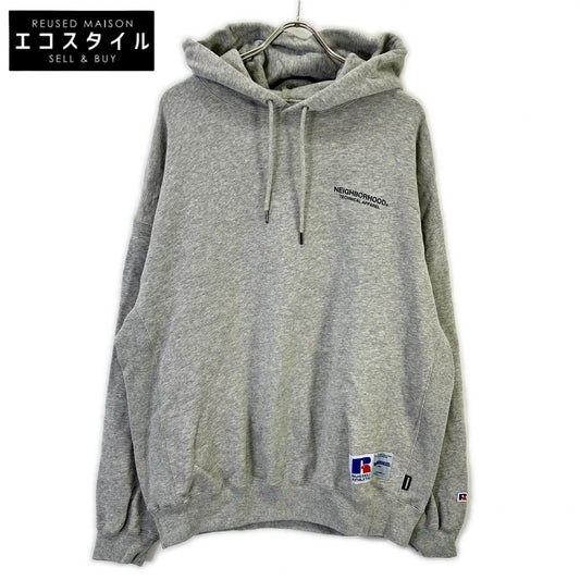 NEIGHBORHOOD ネイバーフッド 【×RUSSELL】231XRRUN-CSM02 23SS グレー SWEATPARKA LS スウェットパーカ トップス