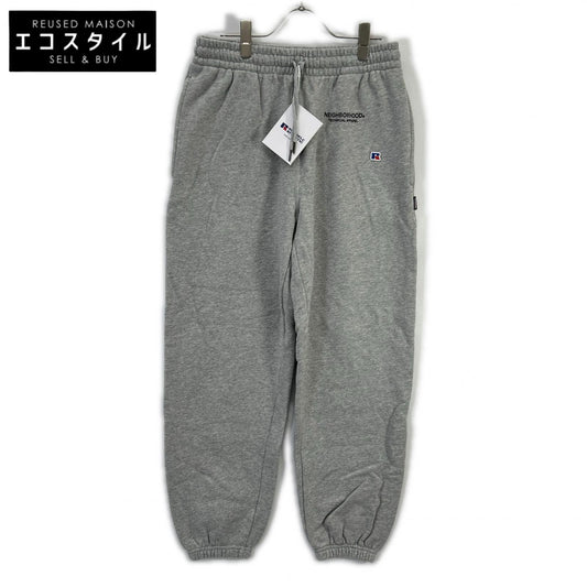 NEIGHBORHOOD ネイバーフッド 【×RUSSELL】231XRRUNわ-PTM01 23SS グレー SWEAT PANTS スウェットパンツ ボトムス