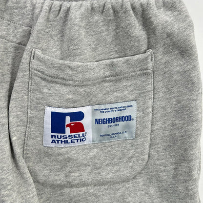 NEIGHBORHOOD ネイバーフッド 【×RUSSELL】231XRRUNわ-PTM01 23SS グレー SWEAT PANTS スウェットパンツ ボトムス