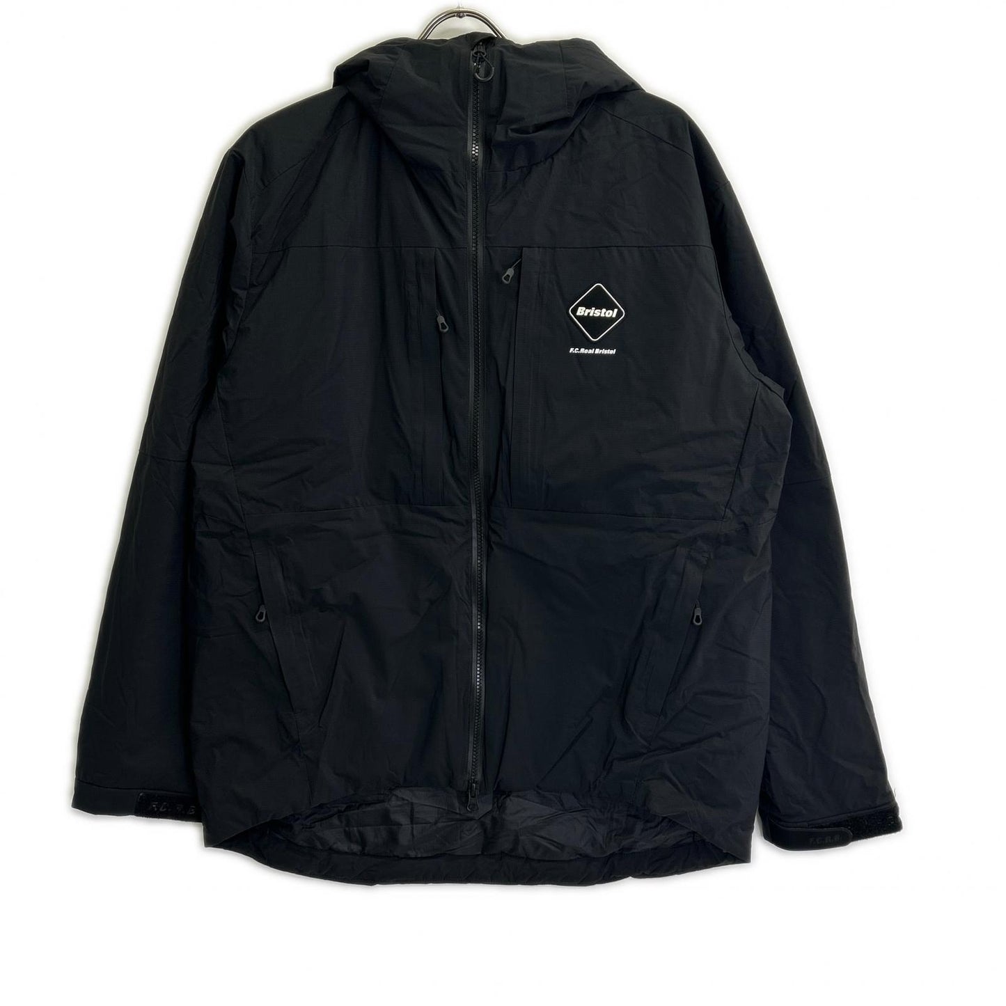 F.C.Real Bristol エフシーリアルブリストル FCRB-232024 ブラック INSULATION PADDED HOODED フーデットナイロンジャケット ジャケット