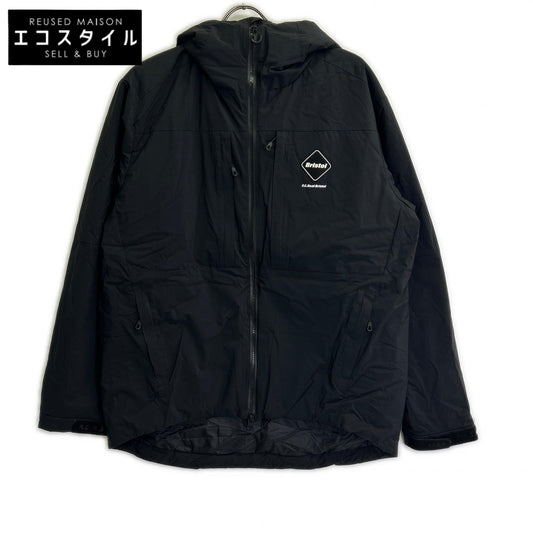 F.C.Real Bristol F.C. Real Bristol FCRB-232024 black INSULATION PADDED HOODED hooded nylon jacket jacket
