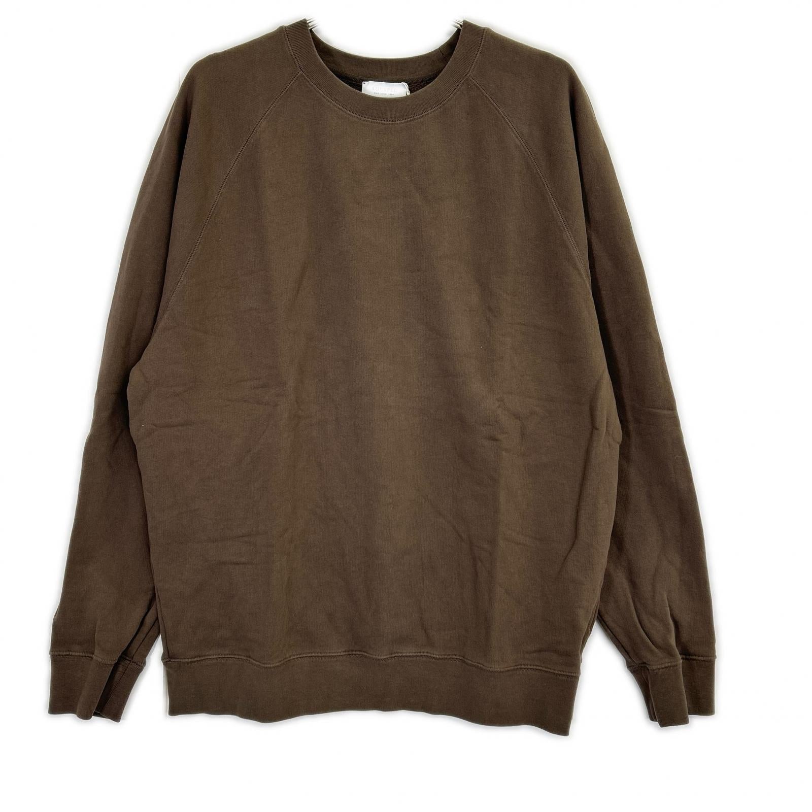 【Ron Herman 特供款】RHMSWE1602 棕色 Raglan Sweatshirt 插肩袖套头卫衣 上衣 M 男士