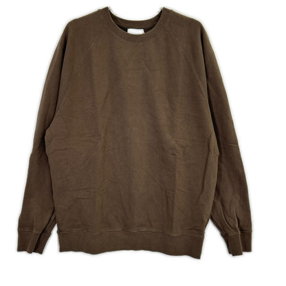 【Ron Herman 特供款】RHMSWE1602 棕色 Raglan Sweatshirt 插肩袖套头卫衣 上衣 M 男士