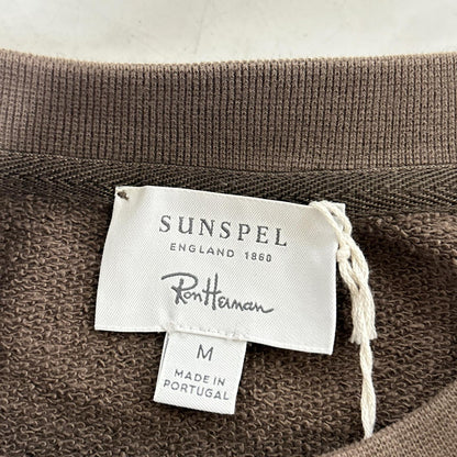 SUNSPEL サンスペル 【ロンハーマン別注】RHMSWE1602 ブラウン Raglan Sweatshirt ラグランスリーブ スウェットプルオーバー トップス