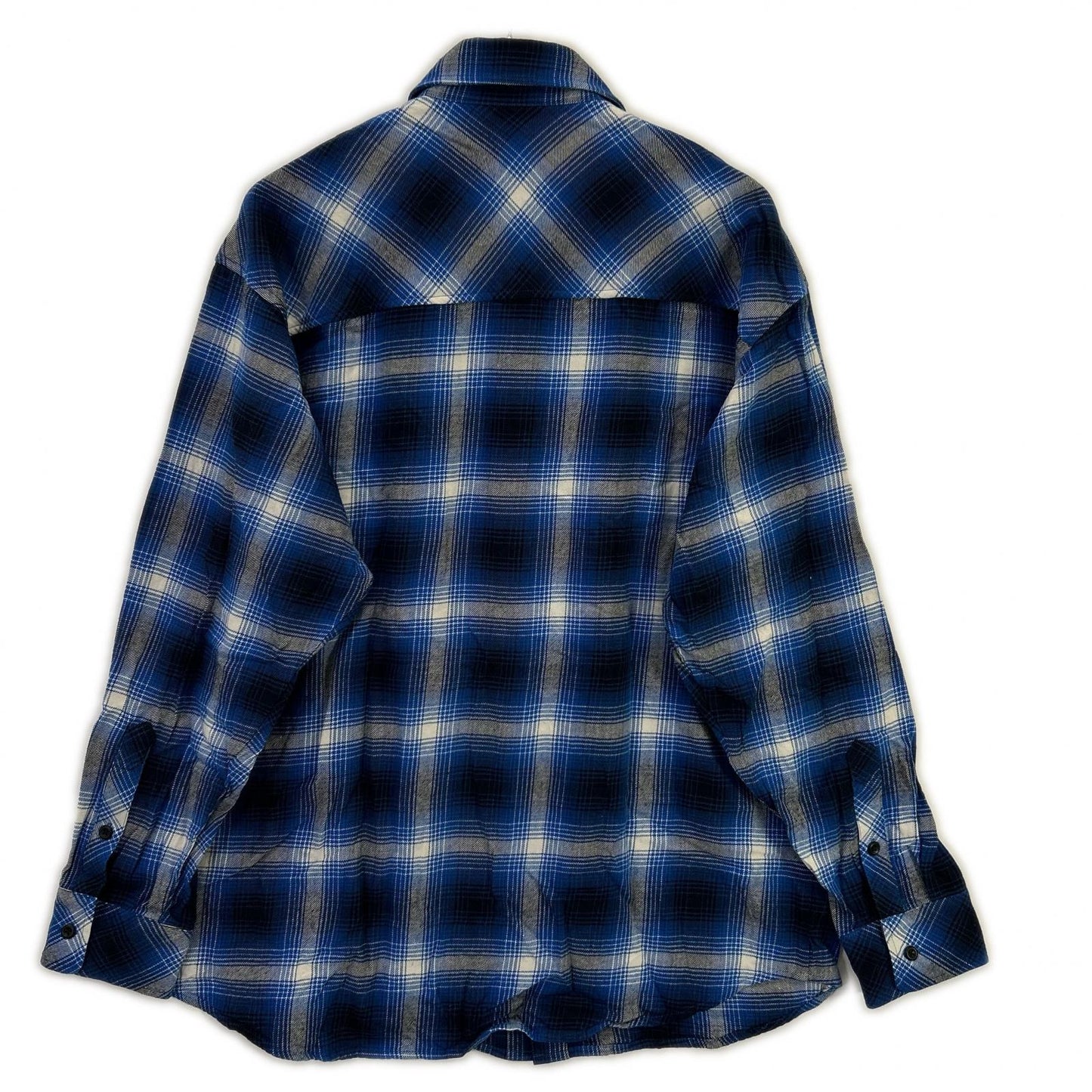 Rafu ラフ Rafu001-23-01 23SS ブルー STANDARD SHIRT 長袖チェックシャツ トップス