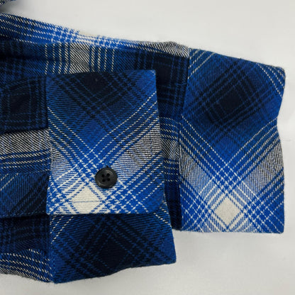 Rafu ラフ Rafu001-23-01 23SS ブルー STANDARD SHIRT 長袖チェックシャツ トップス