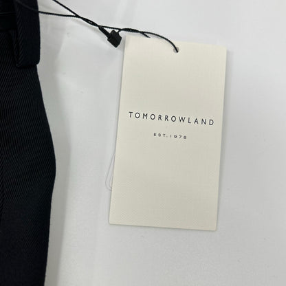 TOMORROWLAND トゥモローランド 6304240441 ブラック サイドアジャスタースラックスパンツ ボトムス