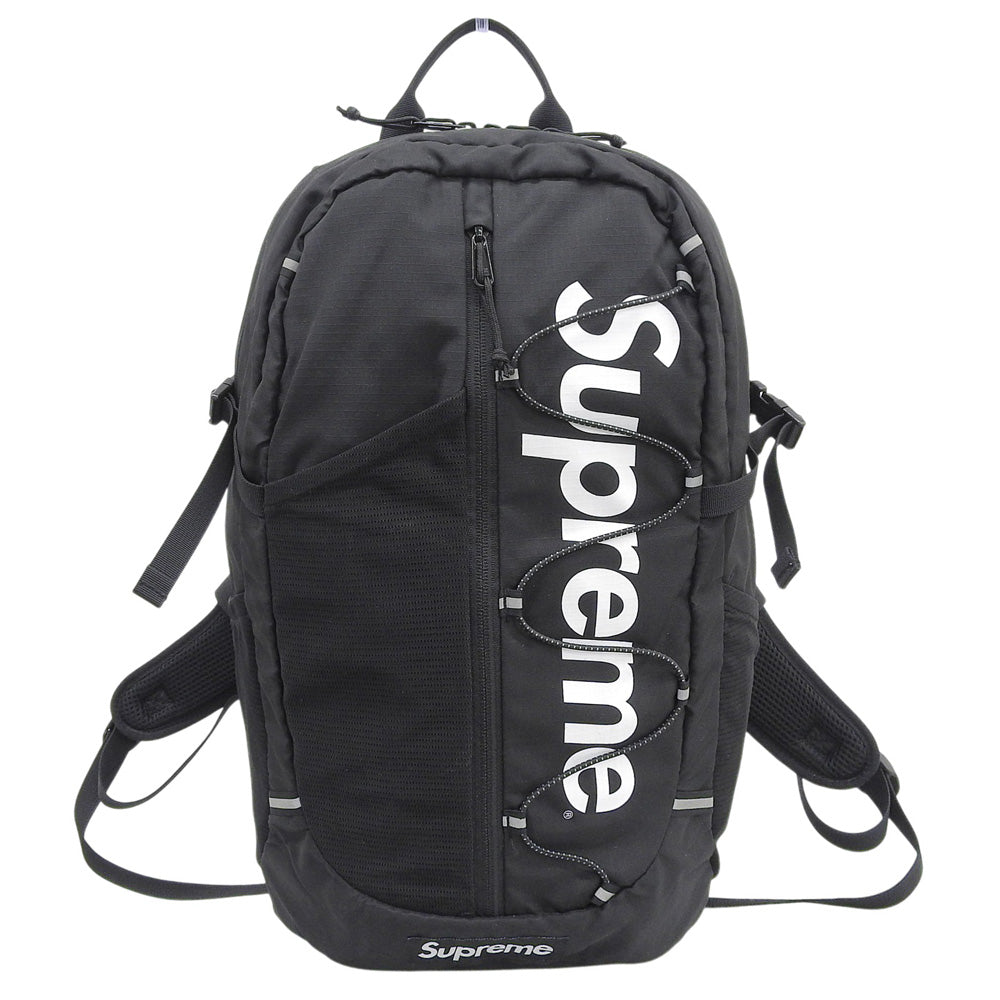 Supreme シュプリーム Cordura Ripstop Nylon Backpack リュック デイパック メンズ 黒 ブラック 17SS リュック バックパック