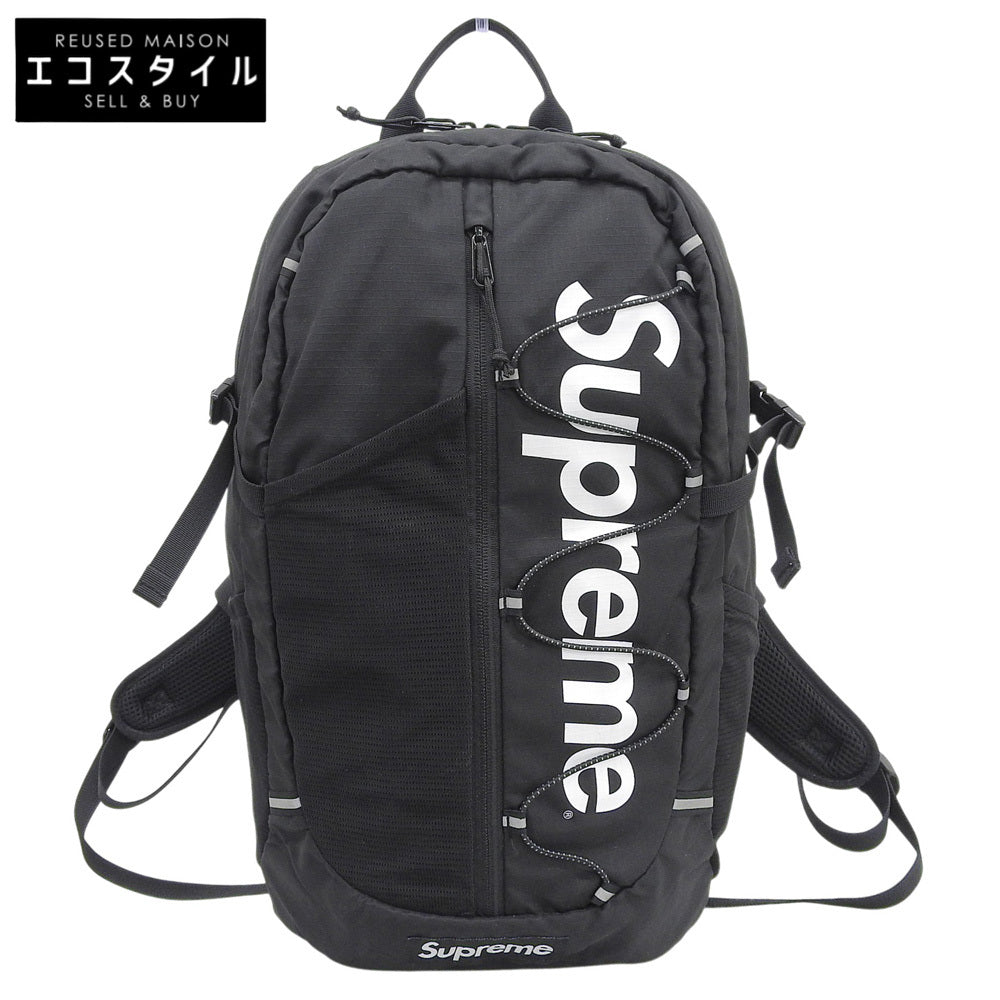 Supreme シュプリーム Cordura Ripstop Nylon Backpack リュック デイパック メンズ 黒 ブラック 17SS リュック バックパック