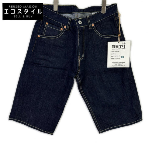KMHP-086 Indigo Kaminari Motors Fujiwara Tofu Shop Denim Shorts Bottoms