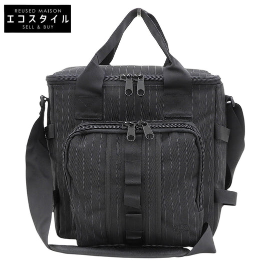 STUSSY ステューシー 美品 ストライプ レコード バッグ ショルダーバッグ メンズ ブラック 00s ショルダーバッグ