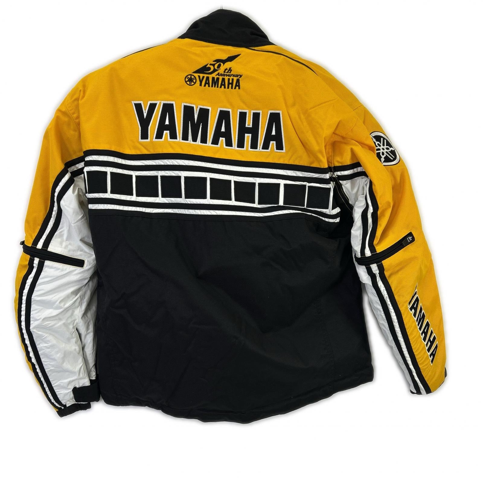 YAMAHA 雅马哈 90792-9489M 黄色×黑色 50周年纪念骑行夹克