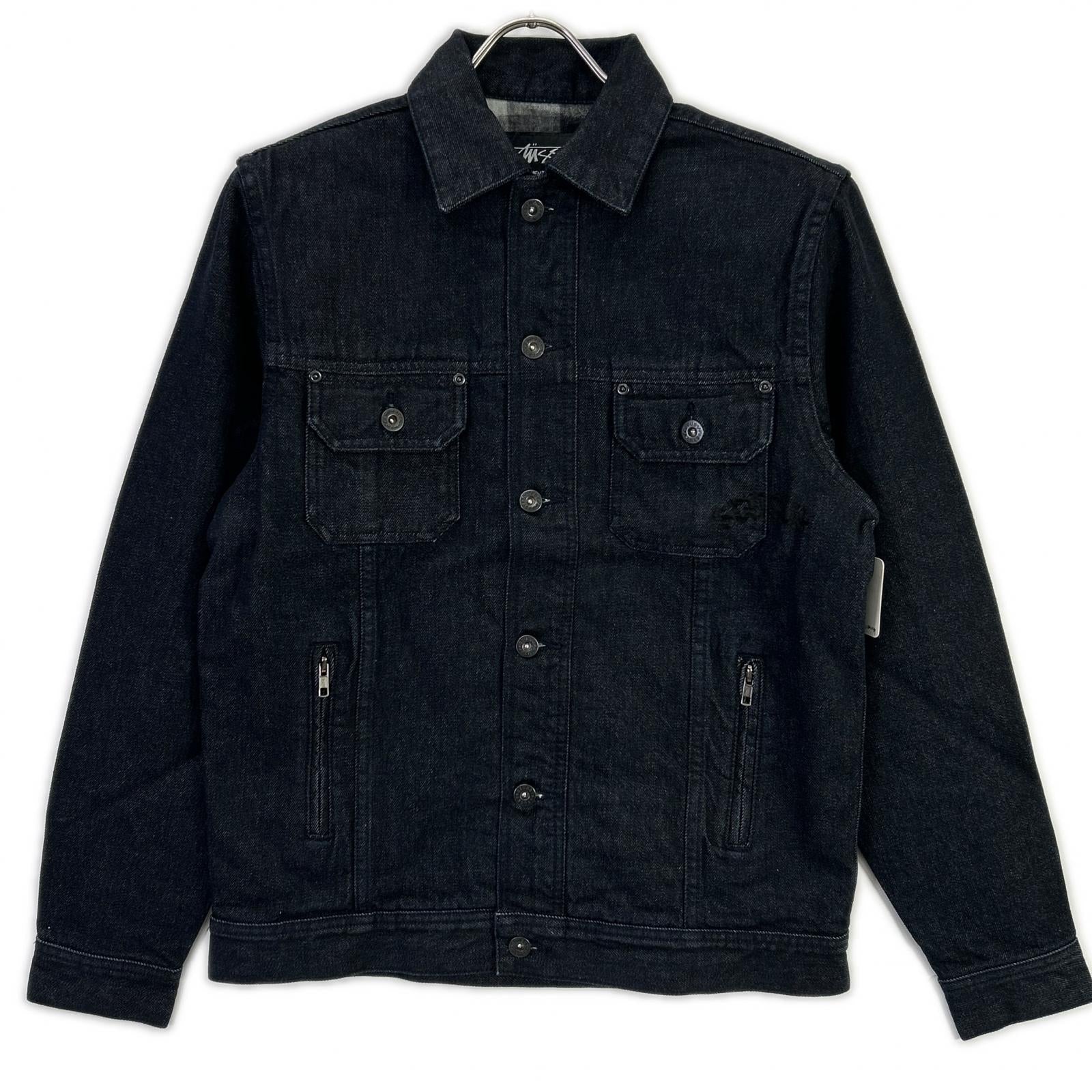 STUSSY ステューシー 00s ネイビー Authentic GEAR/オーセンティックギヤ デニムジャケット ジャケット