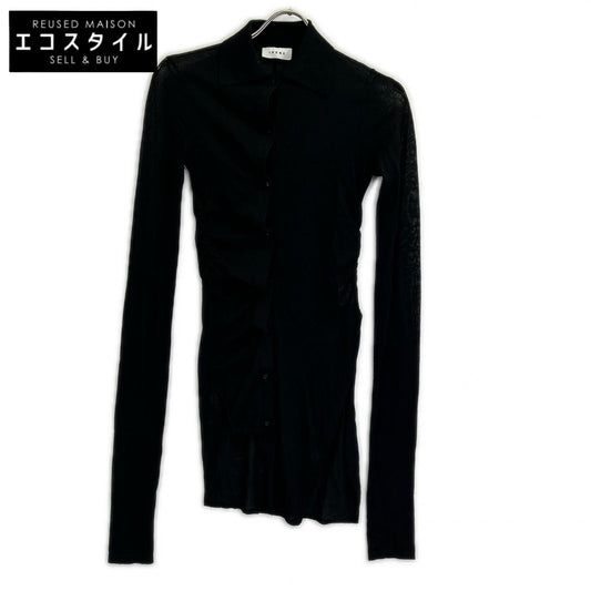 IRENE アイレネ 24AW 26A81010 ブラック ウールシアーツイストシャツニット トップス