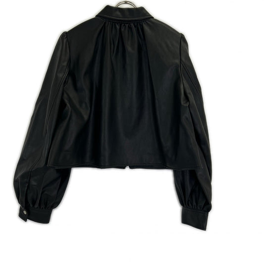 Ameri アメリ ブラック LADY GATHER RIDERS JACKET ジャケット