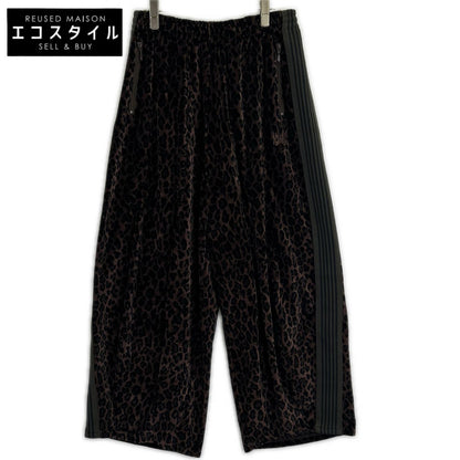 needles 尼达斯 RW1506 棕色 丝绒 豹纹 Track H.D.Pants 褶皱运动裤 胶囊系列 下装