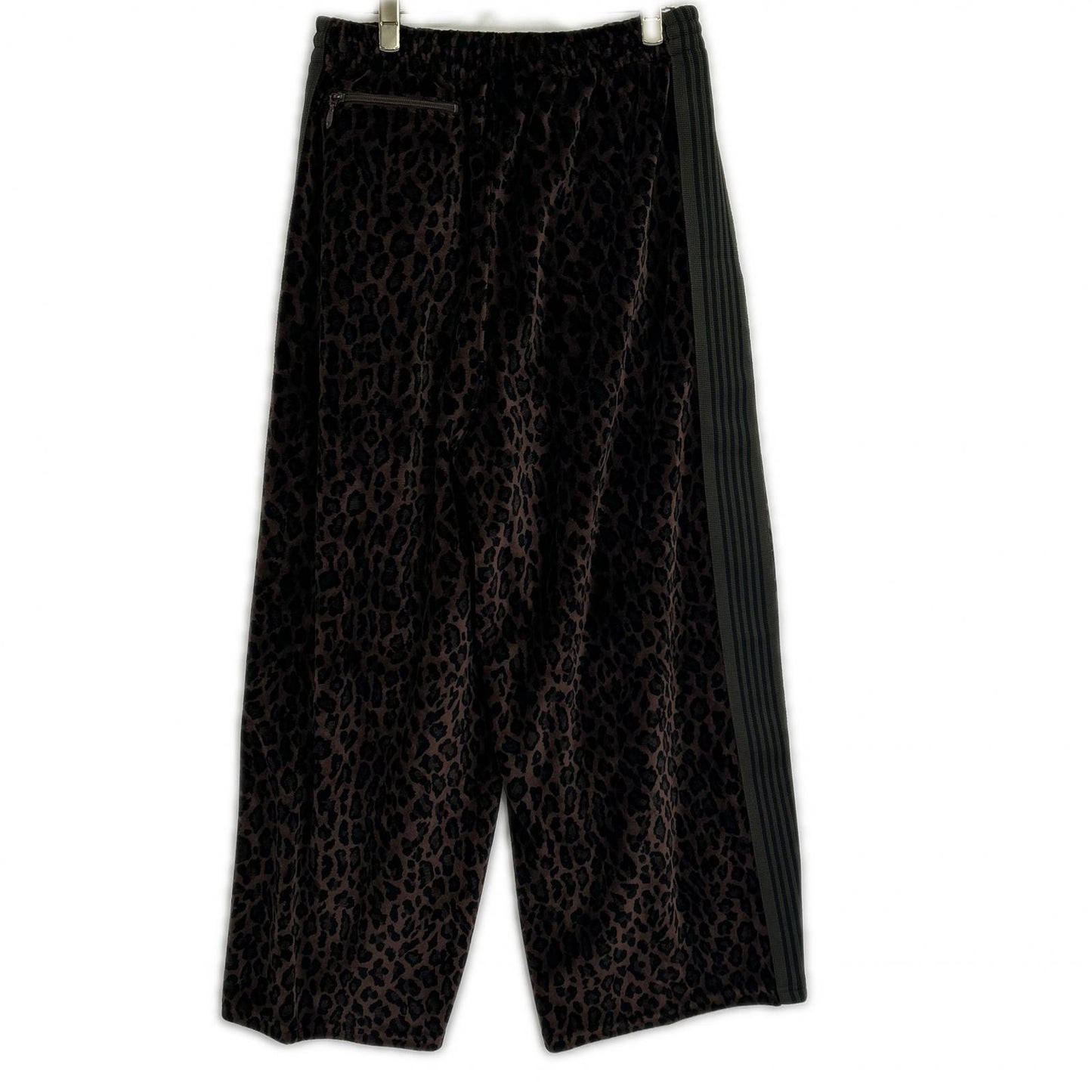 needles 尼达斯 RW1506 棕色 丝绒 豹纹 Track H.D.Pants 褶皱运动裤 胶囊系列 下装