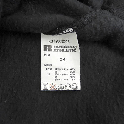 k3&co. ケイスリーアンドコー 【RUSSELL】 カットオフ ゴムウエスト フレア スウェットパンツ ボトムス レディース ブラック XS ボトムス