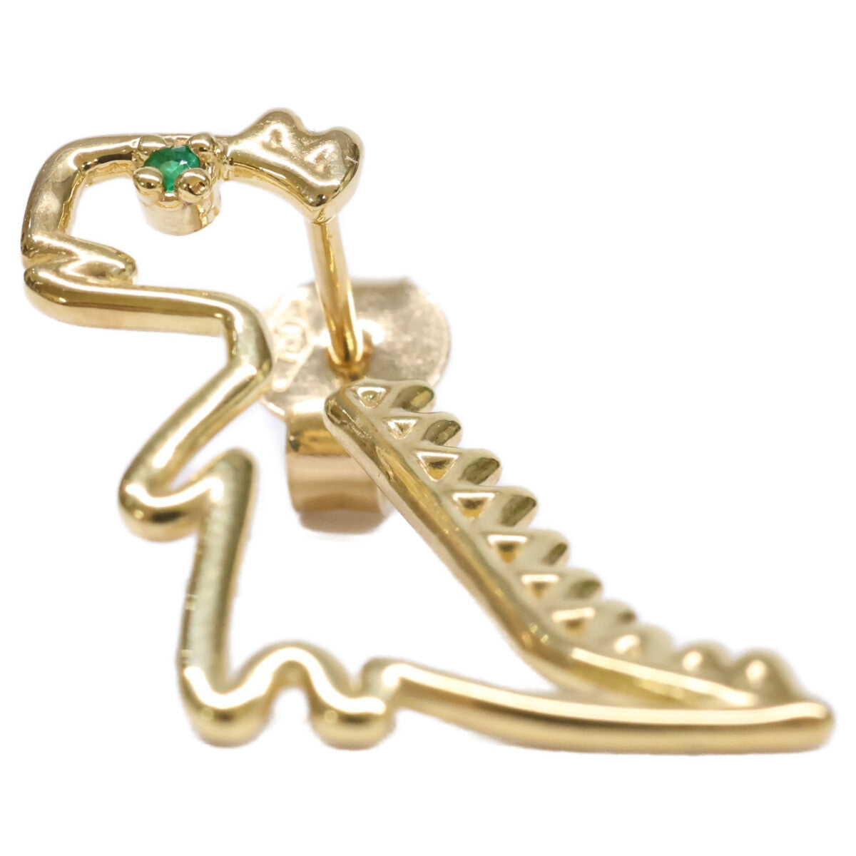 ALIITA アリータ 【美品】26SS 9KYG DINO ESMERALDA EARRING SINGLE ディノ エメラルド 片耳 シングル ピアス