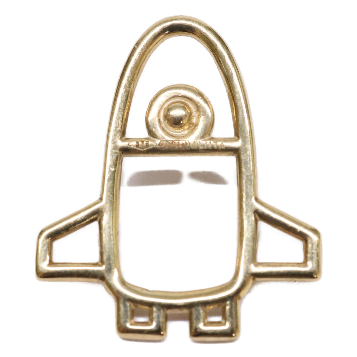 ALIITA アリータ 【美品】25SALIT09 375 NAVE ESPACIAL PERLA ロケットモチーフ ペンダントトップ
