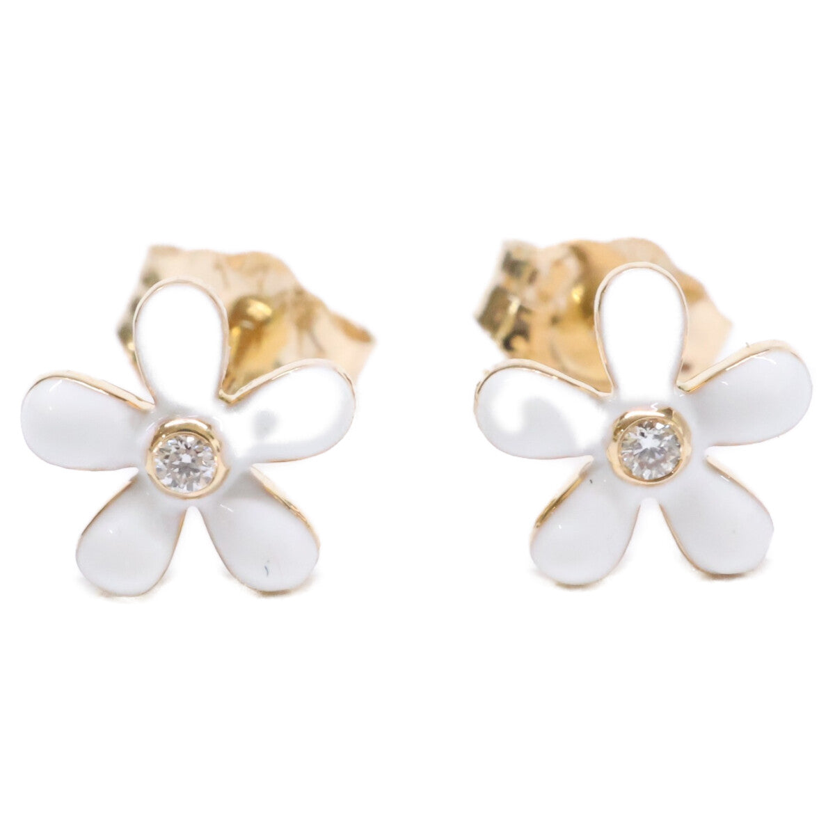 ALISON LOU アリソンルー 【美品】14K ダイヤモンド フラワーモチーフ