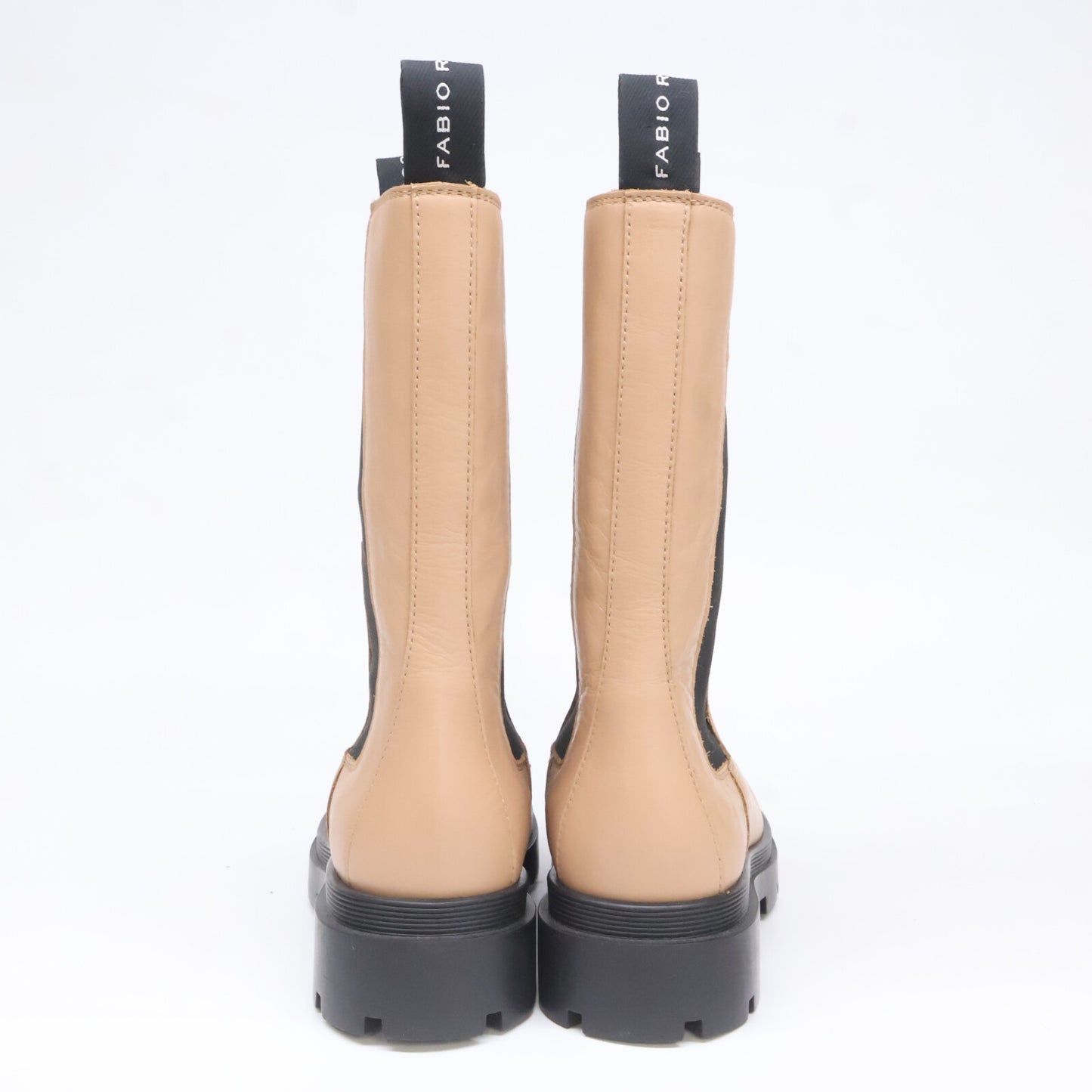 FABIORUSCONI Fabio Rusconi [Like New] Leather Side Gore Boots Shoes