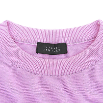 BARNEYSNEWYORK バーニーズニューヨーク 美品 ポリエステル ウォッシャブル クルーネック ニット プルオーバー トップス レディース ピンク F 2249196 トップス