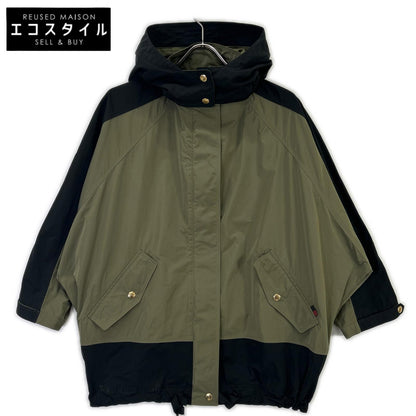 WOOLRICH 羊毛富豪 WWOU0336 卡其色×黑色 涤纶 插肩袖 海狸套头夹克/斗篷式套头夹克