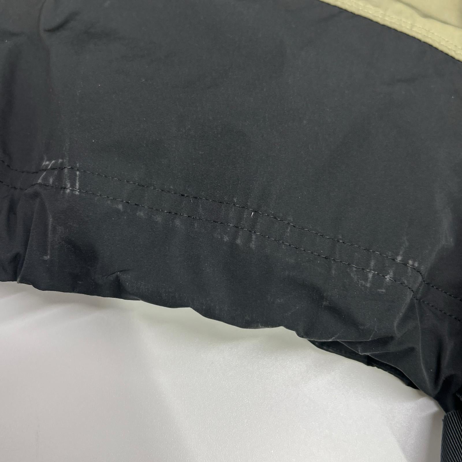 WOOLRICH ウールリッチ WWOU0336 カーキ×ブラック ポリエステル ドルマンスリーブ BEAVER ANORAK/ケープ型アノラック ジャケット