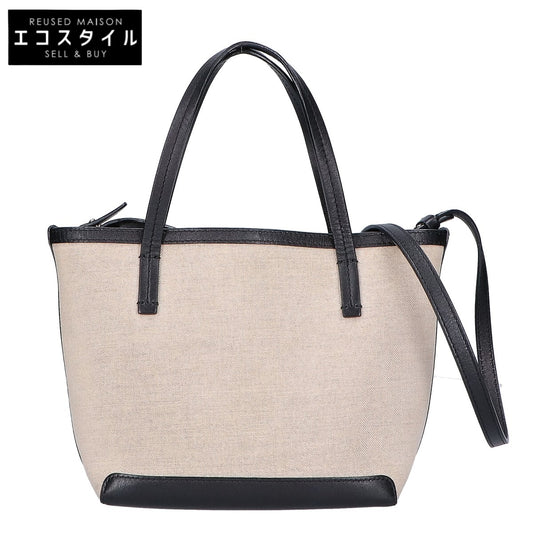THE ROW WI 209V20 PARK TOTE SMALL Canvas x Leather 2-Way Handbag