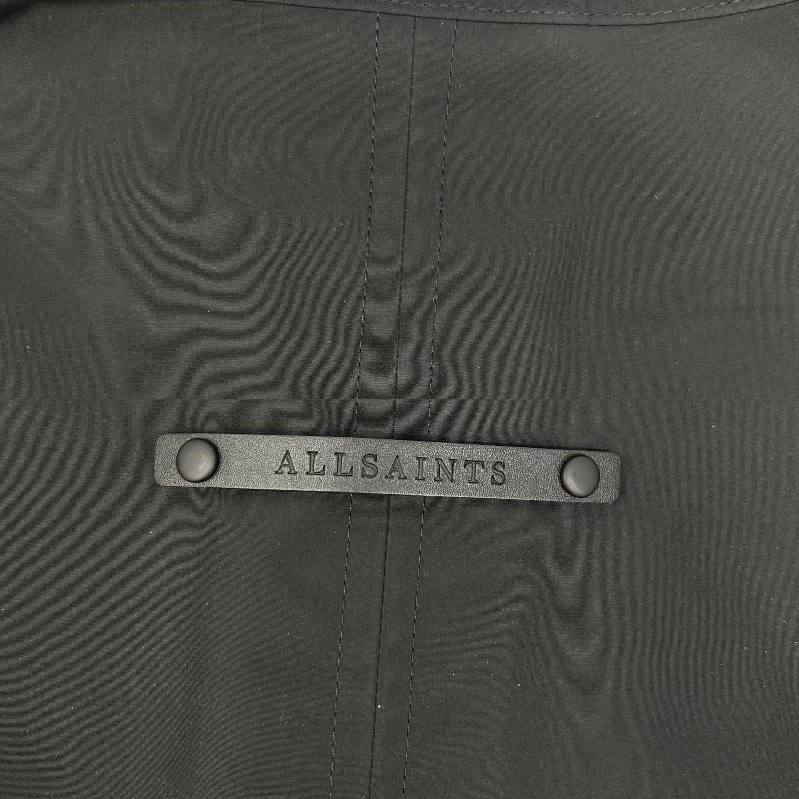 AllSaints オールセインツ WO020Z-5 ブラック ASHTINA TRENCH トレンチコート コート