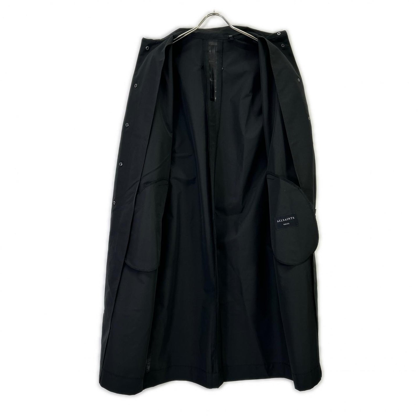 AllSaints オールセインツ WO020Z-5 ブラック ASHTINA TRENCH トレンチコート コート