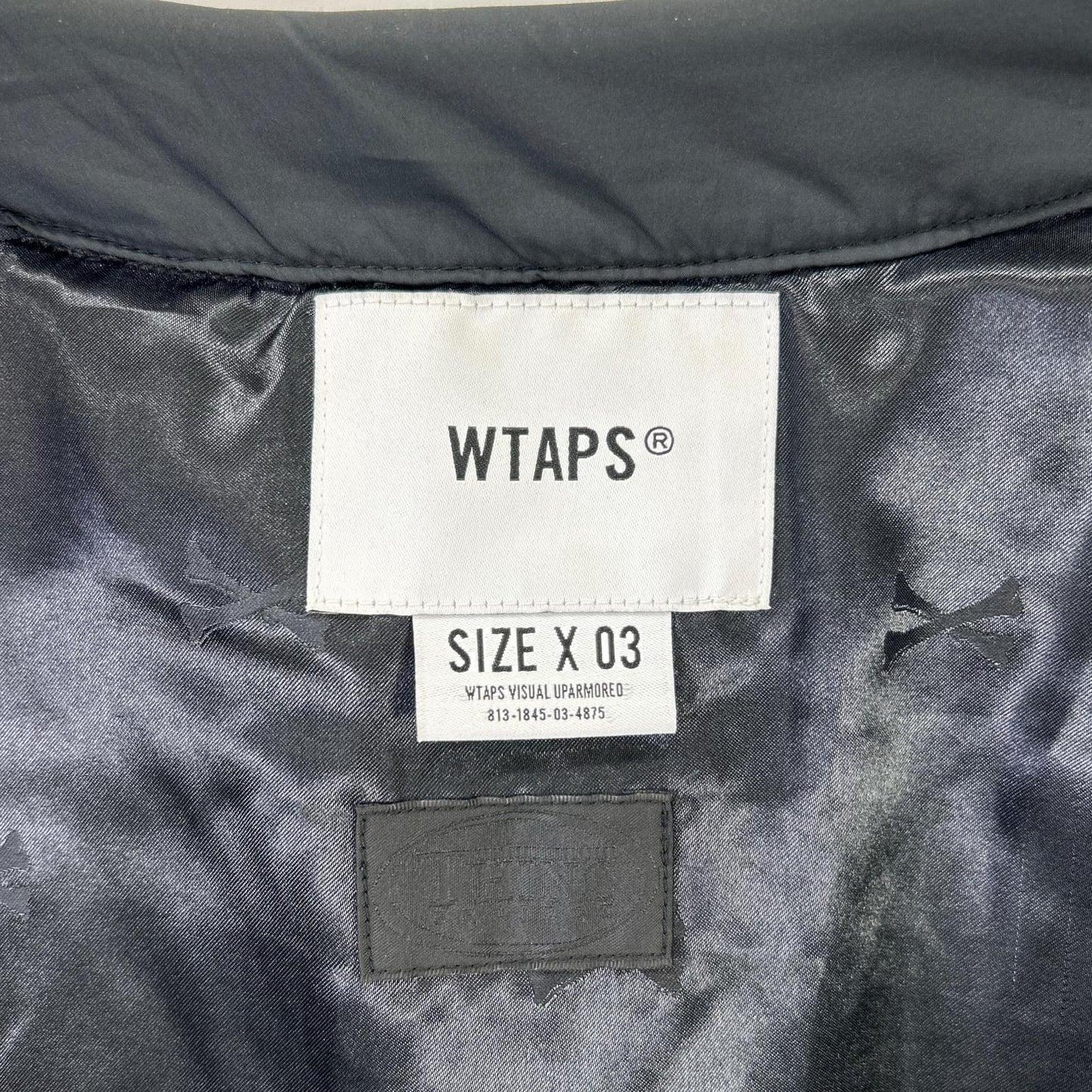 WTAPS ダブルタップス 【xシンクプロジェクト】232TQDT-JKM06C ブラック ナイロン THINC PROJECT Hanten Jacket/ハンテンジャケット ジャケット